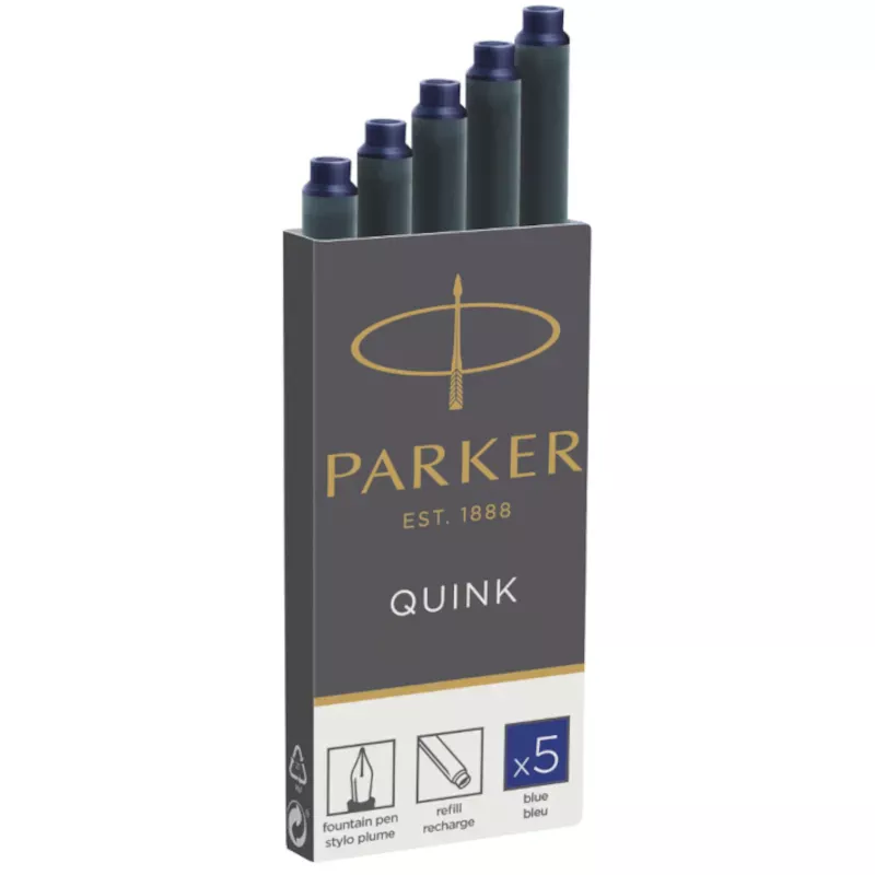 Parker Z11 New Quink Carts  Blue 5шт. (1950403)(1950208) 
