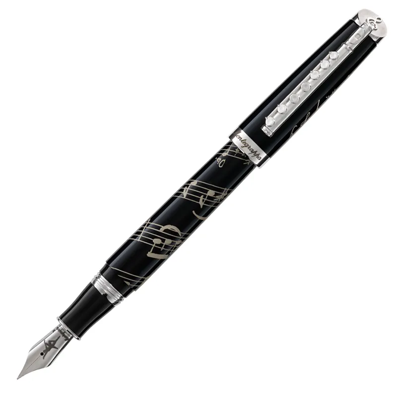 Montegrappa TCHAIK-B-FP-F Перьевая ручка Montegrappa Tchaikovsky «Черный Лебедь»  Фото 1