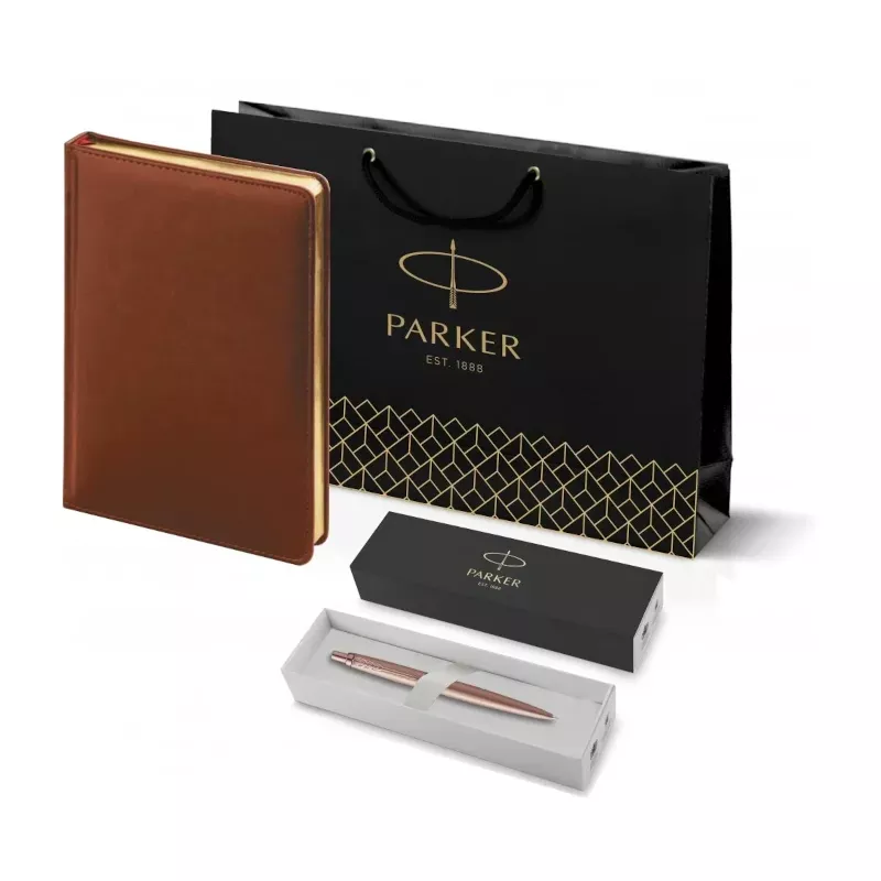 Parker Набор: Шар.руч Jotter XL SE20 Monochrome Pink Gold BP(2122755) + Ежедн. недат.кор.(212_3_128.032755)  Фото 1