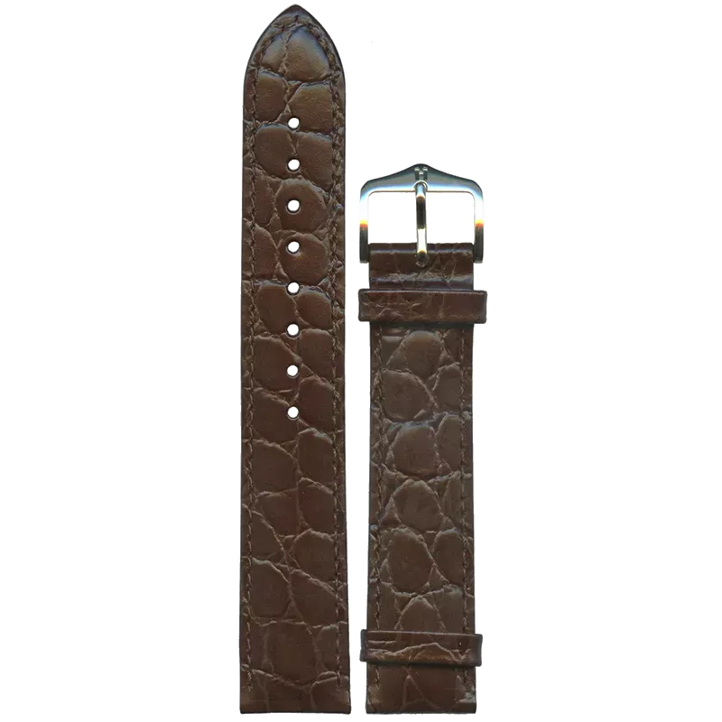 HIRSCH Ремешок 1232 28 10 17 Gold Sette Crocograin 