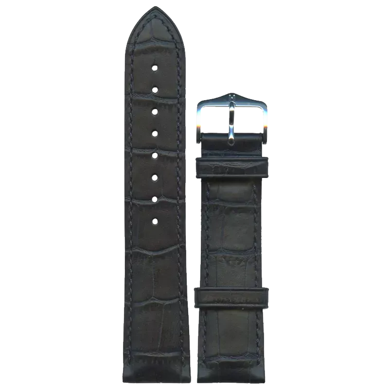 HIRSCH Ремешок 0102 80 80 22 Silver Sette Duke 