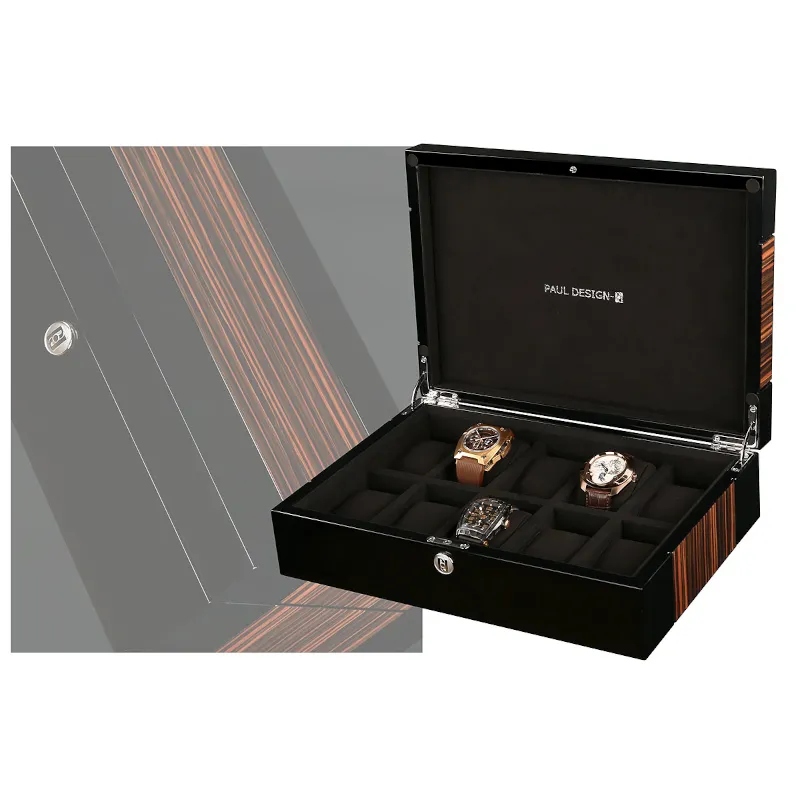 PAUL DESIGN. Шкатулка для 10 часов PAUL DESIGN Gentlemen 10MAC 