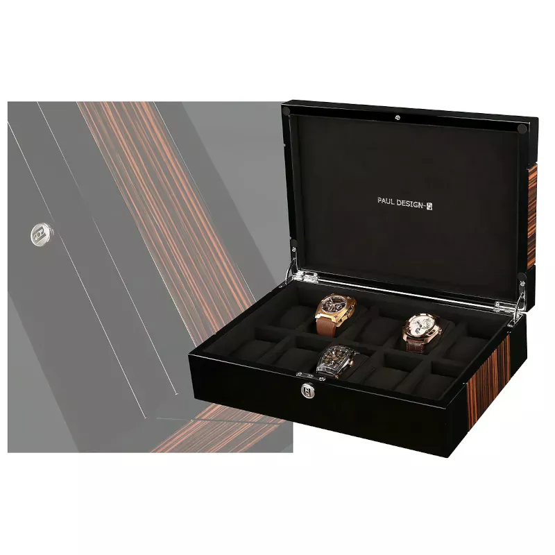PAUL DESIGN. Шкатулка для 10 часов PAUL DESIGN Gentlemen 10MAC 