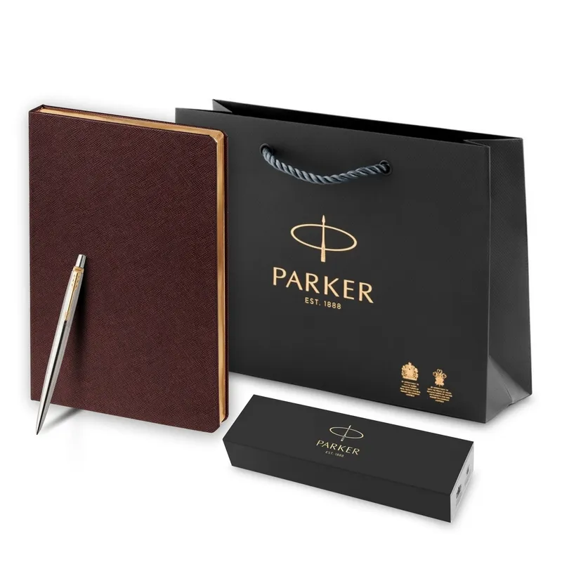 Parker Набор: Шар. ручка Jotter St. Steel GT BP (1953182) и Ежедн.кор. недат. (1933352_011667)  Фото 5