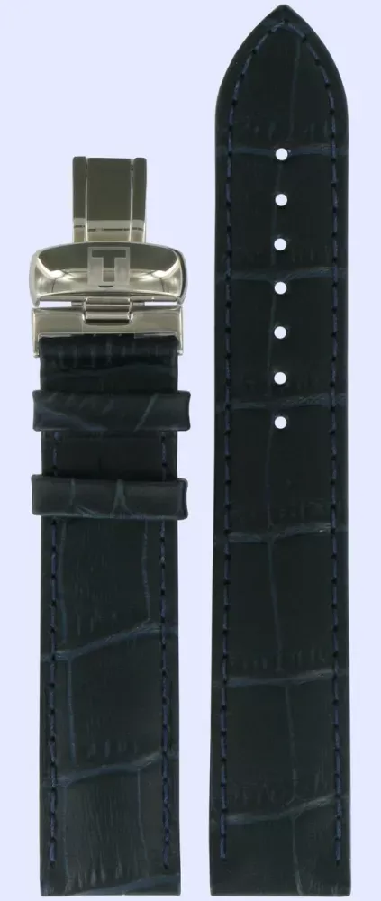 Tissot T852032781 Ремень синий, с клипсой 19х18мм (T610032786)  Фото 1