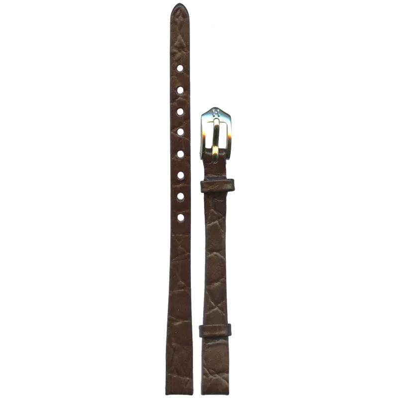 HIRSCH Ремешок 1230 28 10 08 Silver Sette Crocograin 
