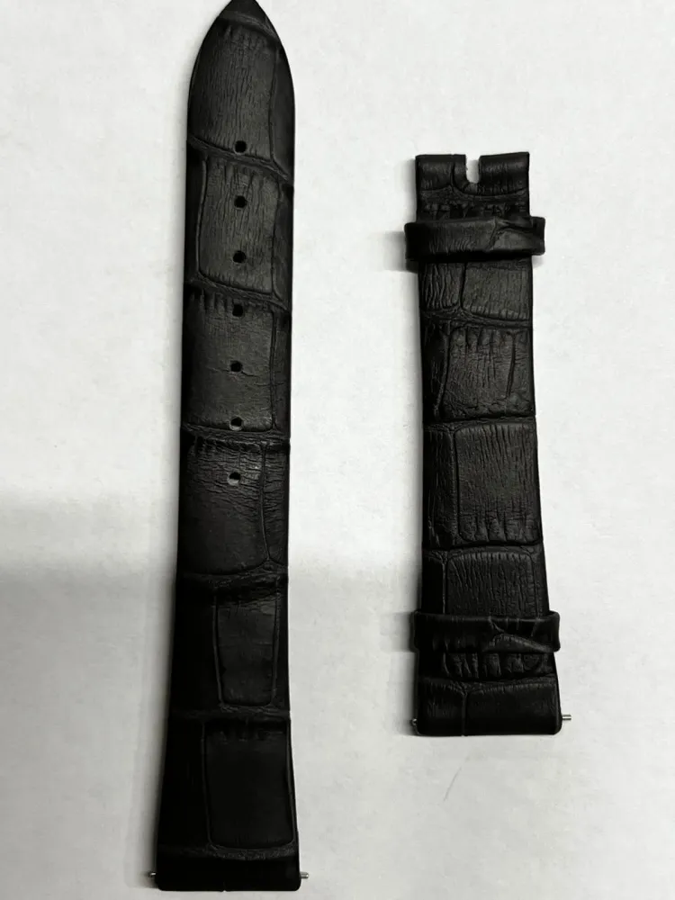 Maurice Lacroix Ремень серый кожаный Maurice Lacroix 18/14мм для DV5012, без замка (ML635-000016) 