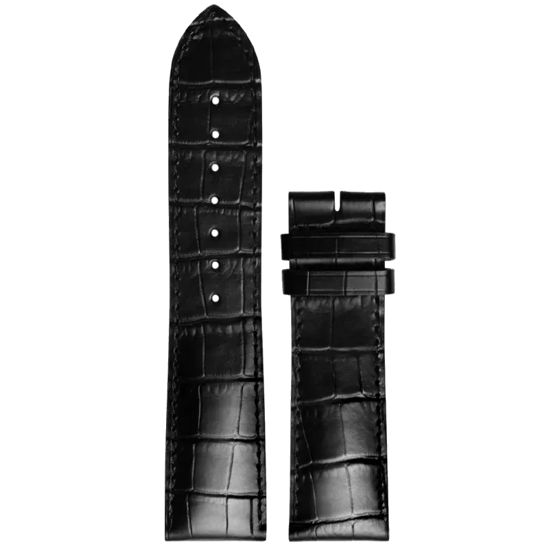 Longines L682108161 Ремень черный, без замка 