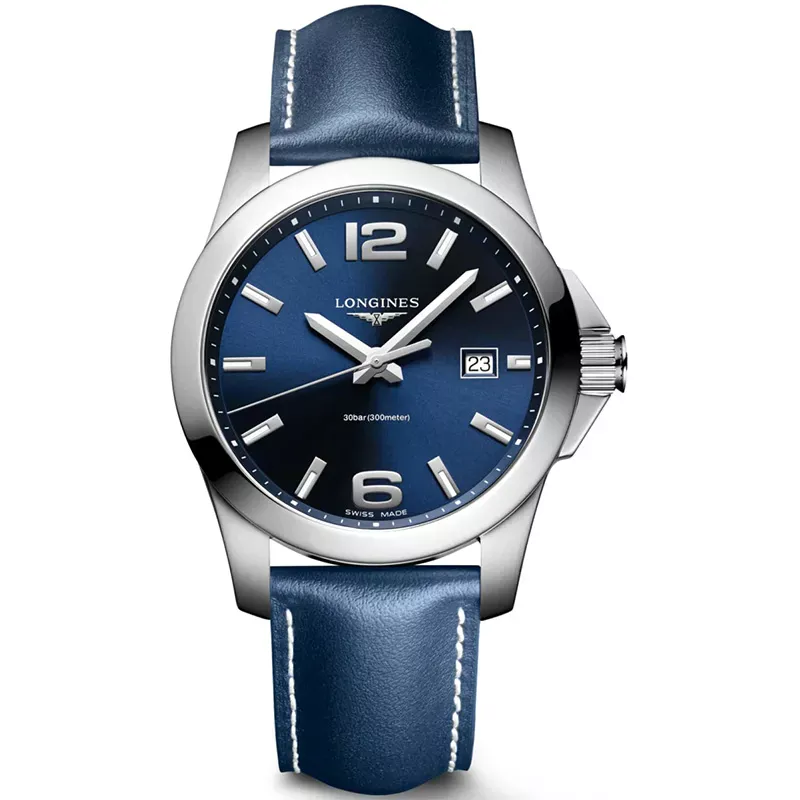 Купить Наручные часы Longines L3.759.4.96.0 Conquest в Sibtime Наручные часы Longines L3.759.4.96.0 Conquest