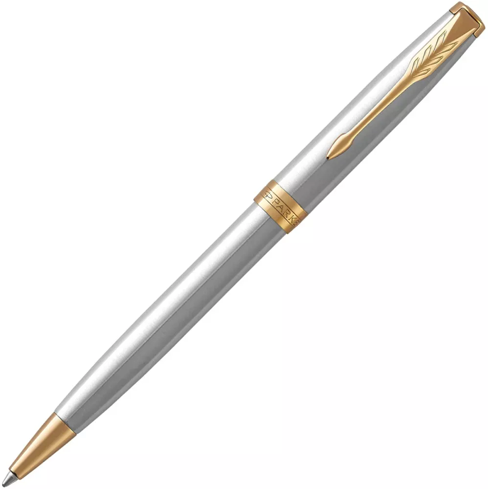 Parker K527N Sonnet Stainless Steel GT BP (1931507)  Фото 1