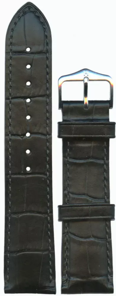 HIRSCH Ремешок 0102 80 50 22  Silver Sette Duke 
