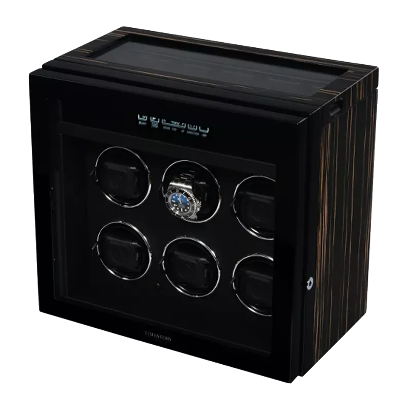 TIMESTORY Шкатулка для 6 часов с автоподзаводом TIMESTORY TSLW06S 