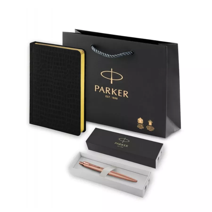 Parker Набор: Шар.руч Jotter XL SE20 Monochrome Pink Gold BP(2122755) + Ежедн. недат.черн.(212_3_128022755) 
