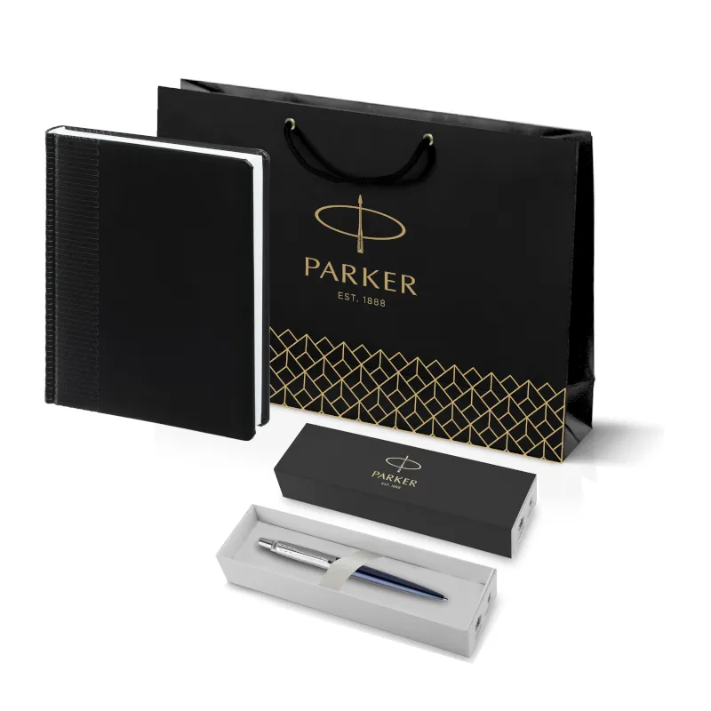 Parker Набор:Шар. ручка Jotter Royal Blue CT BP (1953186)(1953347) и Ежедн. недат. черн  (195_2645.303186)  Фото 1