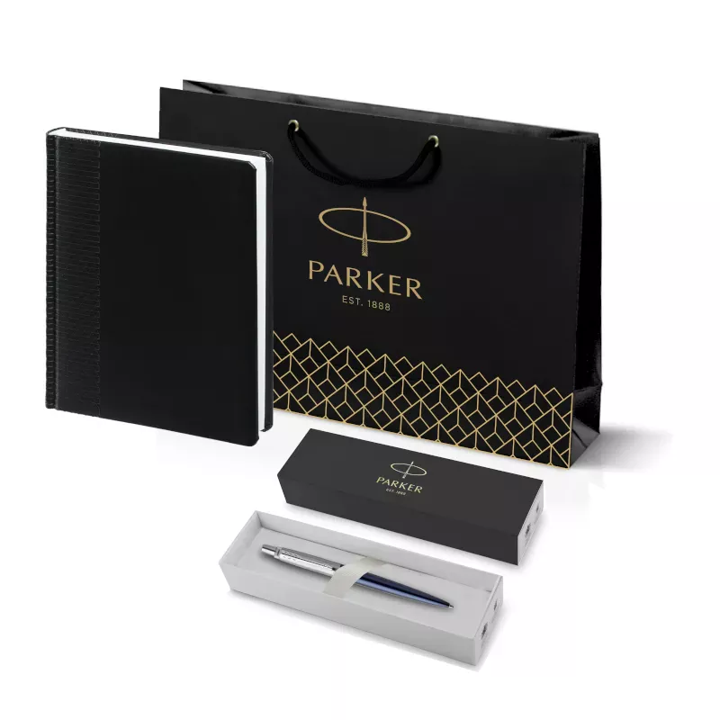 Parker Набор:Шар. ручка Jotter Royal Blue CT BP (1953186)(1953347) и Ежедн. недат. черн  (195_2645.303186)  Фото 1