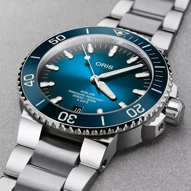 Наручные часы  Oris 400 7763 4135-07 8 24 09PEB Aquis Фото 5