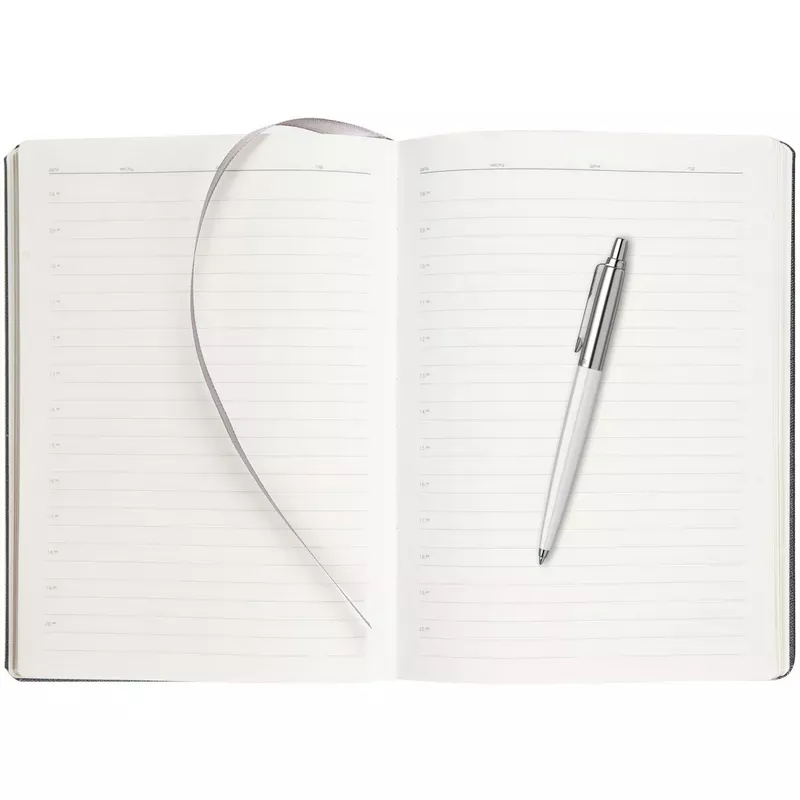 Parker Набор:Шар.ручка K60 Jotter Special White CT BP (0032930) + Ежедн. серый недат. (R0031110_5102930)  Фото 9