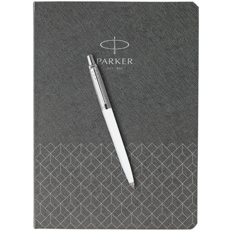 Parker Набор:Шар.ручка K60 Jotter Special White CT BP (0032930) + Ежедн. серый недат. (R0031110_5102930)  Фото 5