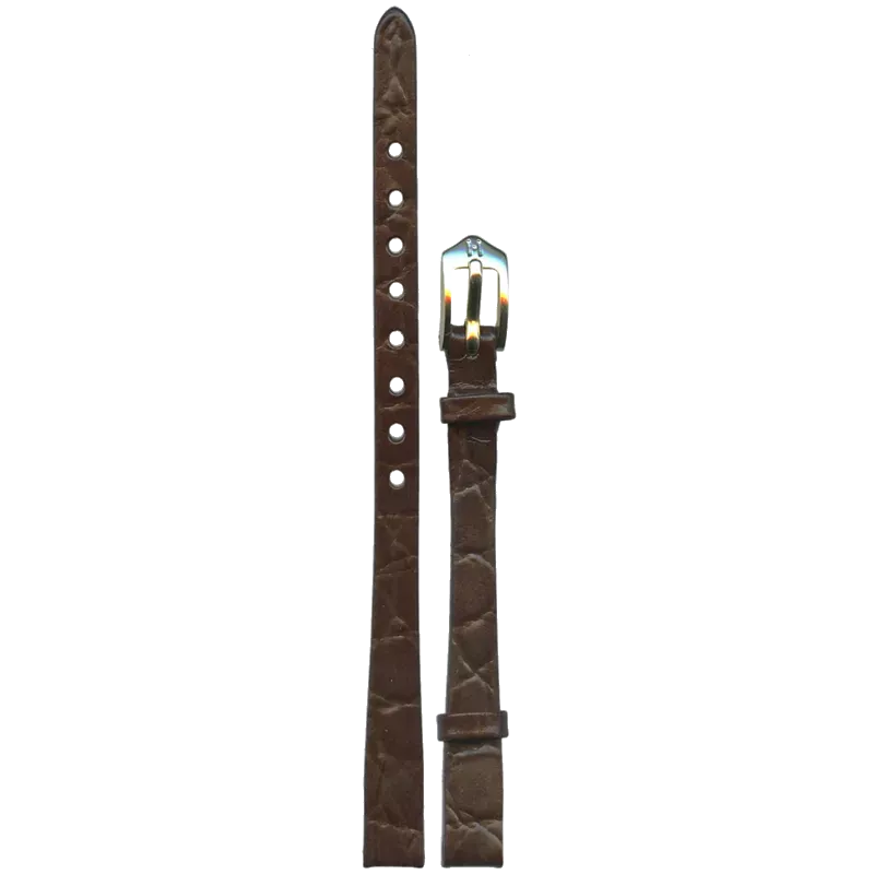 HIRSCH Ремешок 1230 28 10 08 Silver Sette Crocograin 