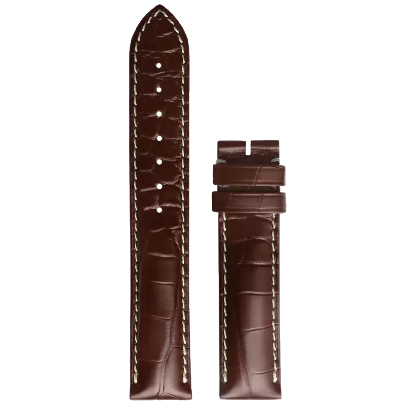 Longines Ремень Longines  18/18мм коричневый, XL, без замка (L682109399) 