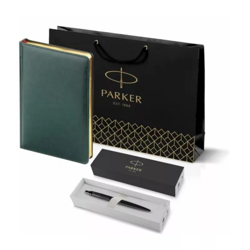 Parker Набор: Шар.руч Jotter XL SE20 Monochrome Black BP(2122753) + Ежедн. недат.зел.(212_3_128.052753) 