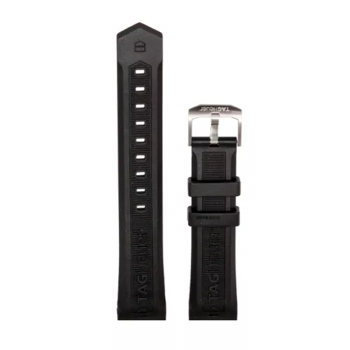 Tag Heuer Ремень каучук черный Tag Heuer  20мм, WAF201*/WAF1010/CAF711*(BT0710)  Фото 1