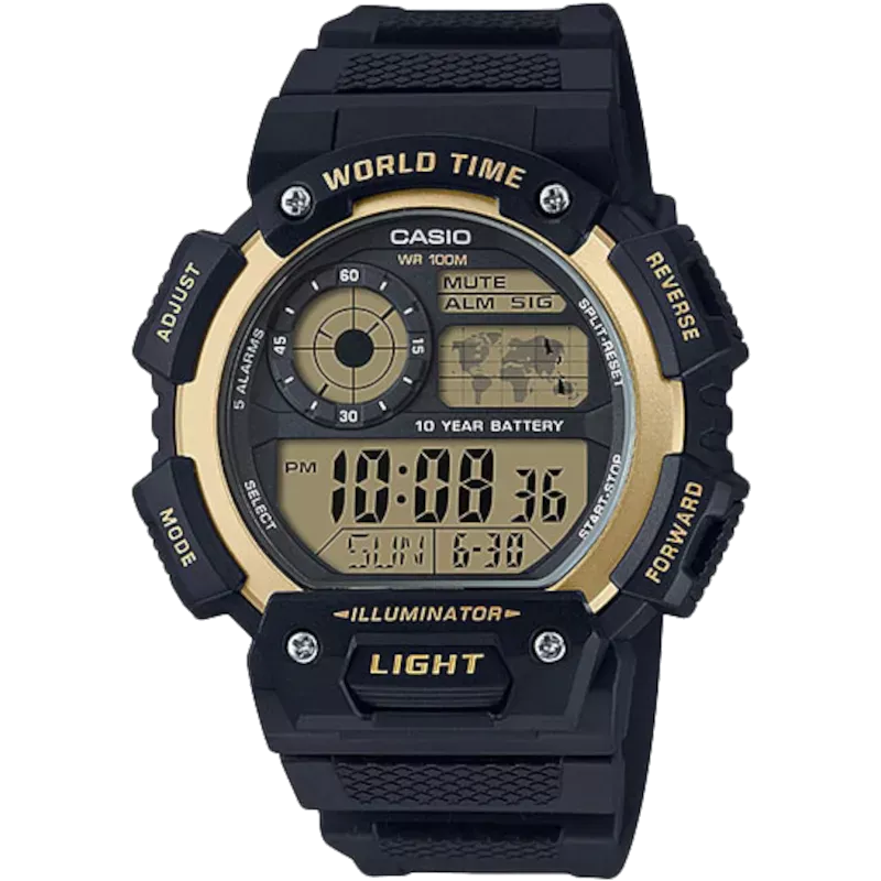 Купить Наручные часы Casio Collection AE-1400WH-9A в Sibtime Наручные часы Casio Collection AE-1400WH-9A