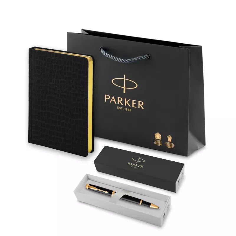 Parker Набор: Роллер IM Core Black GT RB (1931659) + Ежедн. черн. недат. (193134_94659)  Фото 1