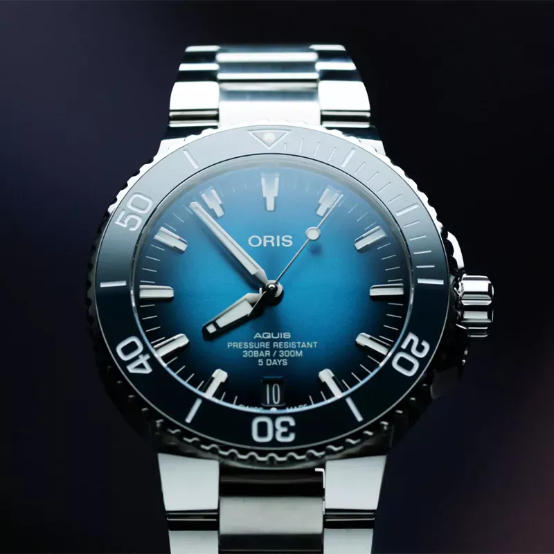 Наручные часы  Oris 400 7763 4135-07 8 24 09PEB Aquis Фото 3