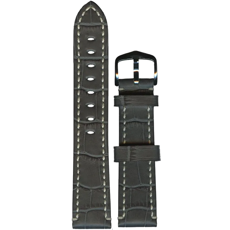 HIRSCH Ремешок 1090 28 30 28 Silver Sette Knight 