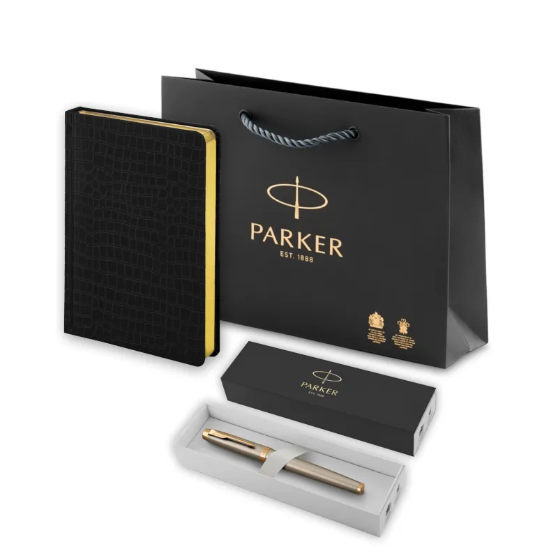 Parker Набор: Роллер IM Brushed Metal GT RB (1931663) + Ежедн. недат.кор. (193349_41663)  Фото 1