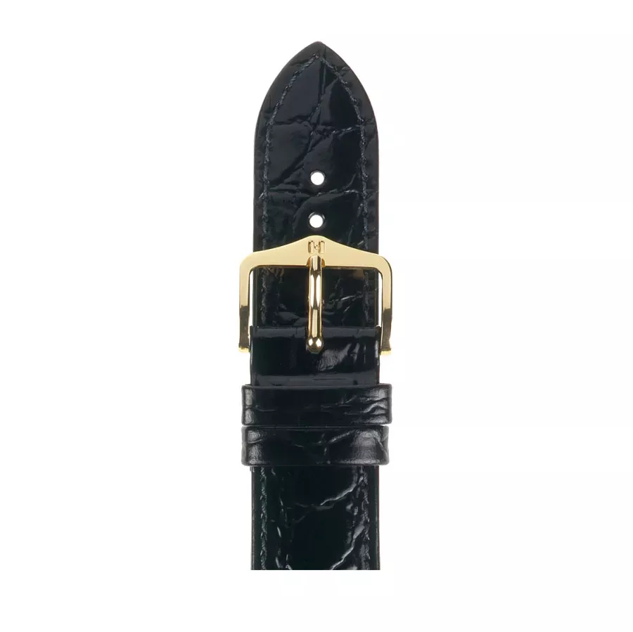 HIRSCH Ремешок 1230 28 50 10 Gold Sette Crocograin 