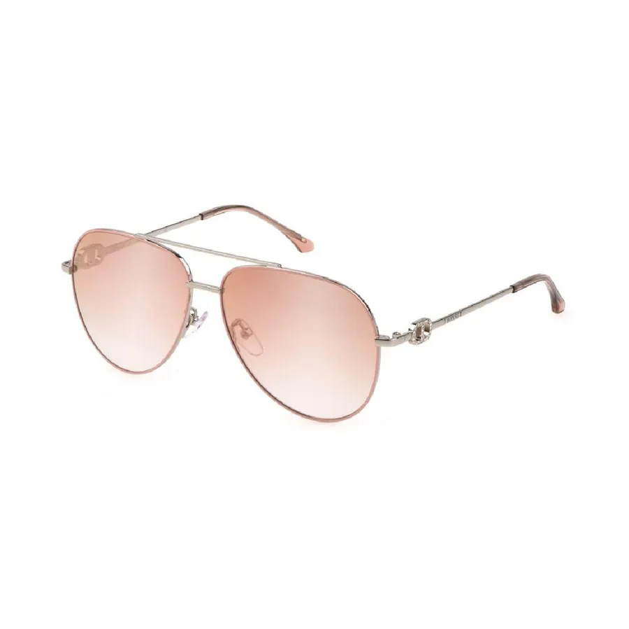TWINSET STW005S, SHINY PALLADIUM W/BEIGE PARTS, SMOKE GRADIENT/MIRROR GOLD 