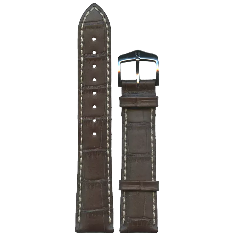 HIRSCH Ремешок 1030 28 10 20 Silver Sette Modena 