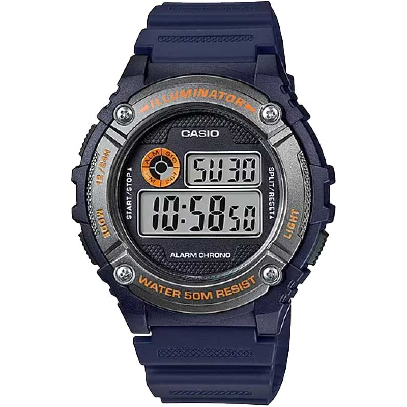 Купить Наручные часы Casio W-216H-2B в Sibtime Наручные часы Casio W-216H-2B